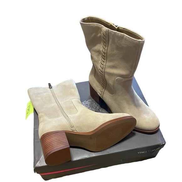 Vince Camuto Tan Heeled Boots - Picture 4 of 10